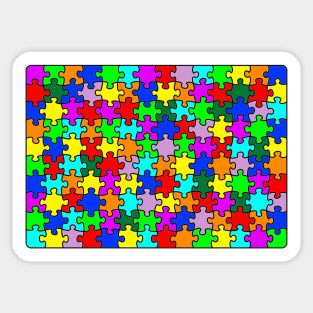 Jigsaw puzzle Sticker